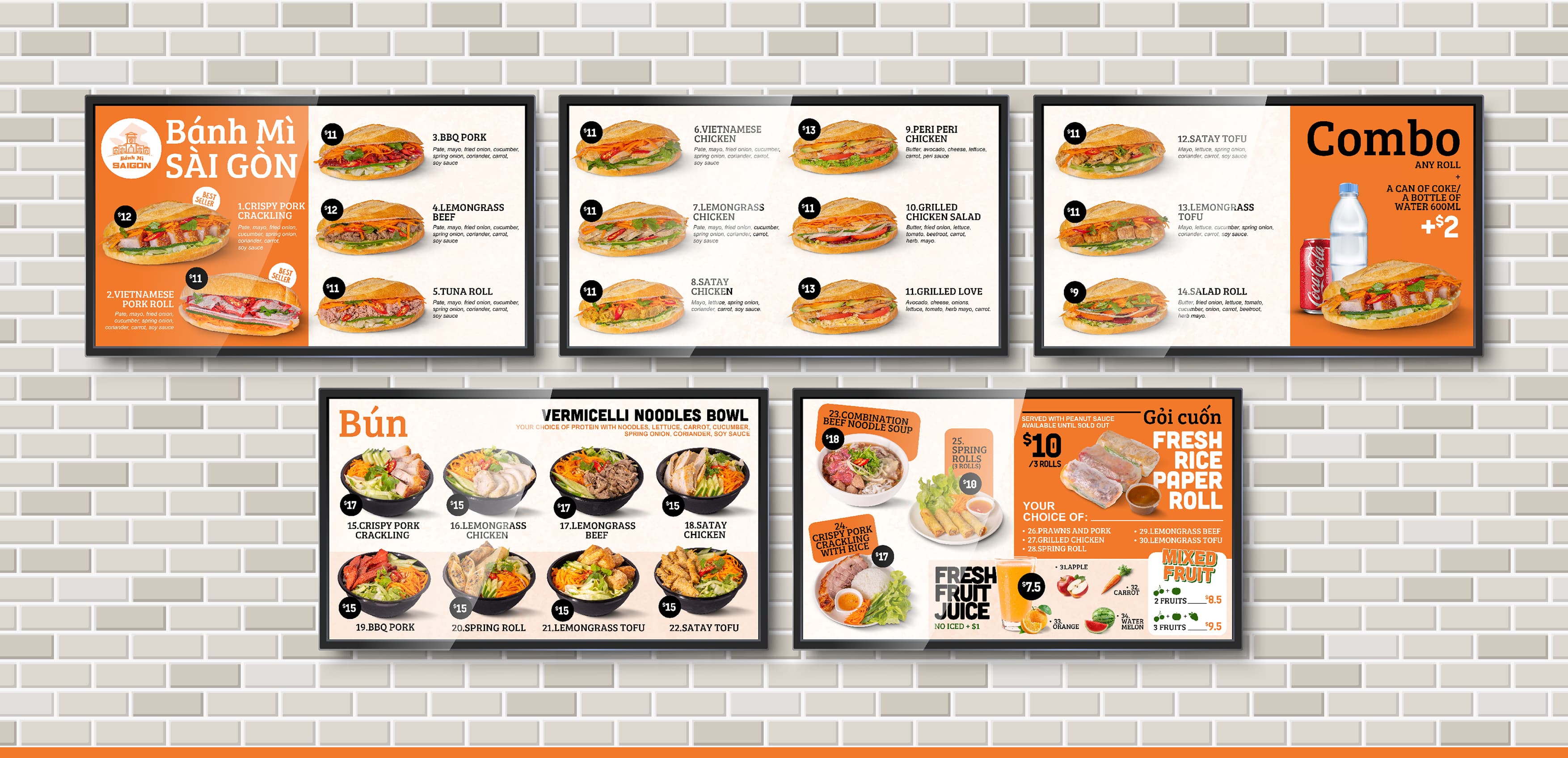 Professional food photography portfolio